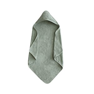 Mushie Hooded Towel - Moss